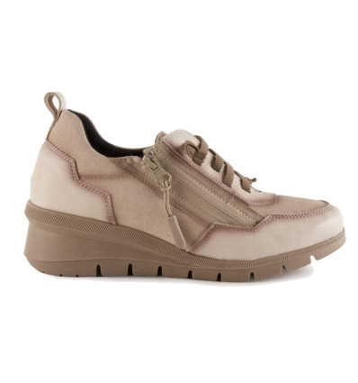 Zapatilla Tekila 117 para mujer en color beige