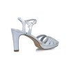 Sandalias de fiesta Menbur Morta 024776 en color plata para mujer