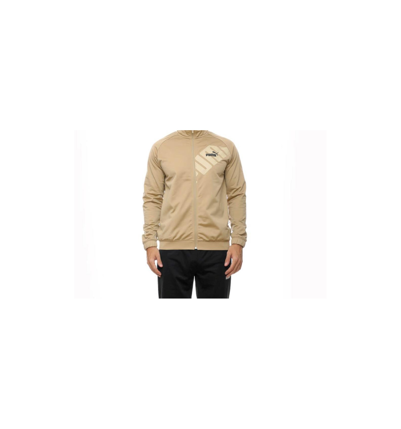 Chándal Puma Power Poly Beige para hombre