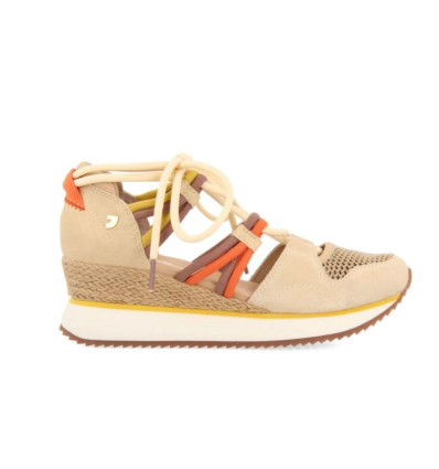 Sneakers abiertos Gioseppo IONA para mujer de color beige