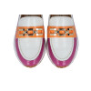 Mocasines de piel de charol Pitillos 5675 en color fuxia