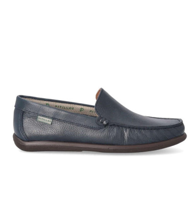 Mocasín Pitillos  para hombre en color marino