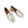 Mocasines piel bronce W&F 35-48-722 A4 para mujer