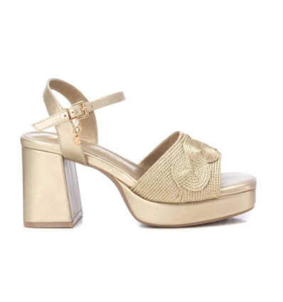 Sandalias tacón XTI 142845 en oro para mujer