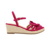 Sandalias con cuña de yute Gioseppo SAMSULA 71149 en fuxia