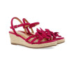 Sandalias con cuña de yute Gioseppo SAMSULA 71149 en fuxia