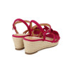 Sandalias con cuña de yute Gioseppo SAMSULA 71149 en fuxia