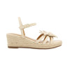 Sandalias con cuña de yute Gioseppo SAMSULA 71149 en blanco