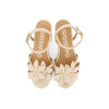 Sandalias con cuña de yute Gioseppo SAMSULA 71149 en blanco