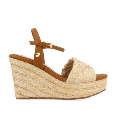 Sandalias con cuña de yute Gioseppo ALLKAJ 71130 en natural para mujer