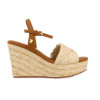 Sandalias con cuña de yute Gioseppo ALLKAJ 71130 en natural para mujer