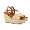 Sandalias con cuña de yute Gioseppo ALLKAJ 71130 en natural para mujer