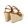 Sandalias con cuña de yute Gioseppo ALLKAJ 71130 en natural para mujer