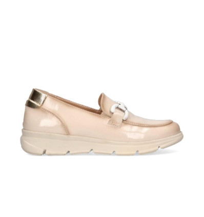 Mocasín Etika Armony Marechiaro 68007 en beige para mujer