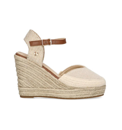 Alpargatas Etika Saura 20002 en beige para mujer