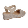 Sandalias con cuña Pitillos 5503 en natural para mujer