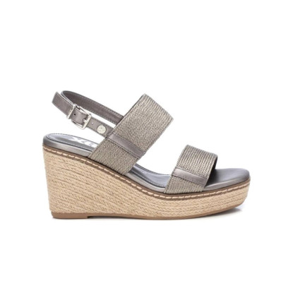 Sandalias con cuña XTI 142832 en plomo para mujer