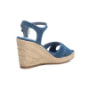 Sandalias con cuña XTI 142768 en jeans para mujer