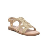 Sandalias planas XTI 142589 en oro para mujer