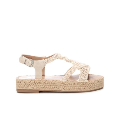 Sandalias de yute XTI 142840 en beige para mujer