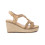 Sandalias con cuña  XTI 142837 en beige para mujer