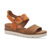 Sandalias con cuña Tamaris 28206 en camel para mujer