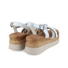 Sandalias con cuña Porronet Flavia 3033 en blanco