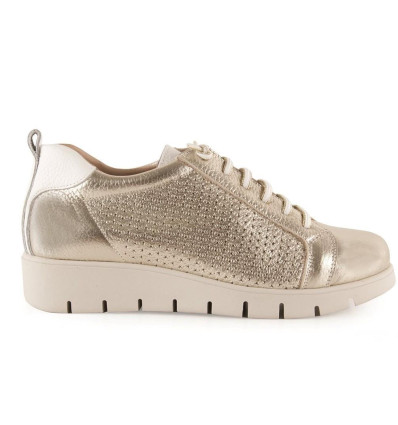 Zapatilla deportiva Chamby 11 en color platino para mujer