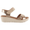 Sandalias con cuña Chamby 899 en platino para mujer