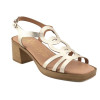 Sandalias Tekila 1010 en platino para mujer
