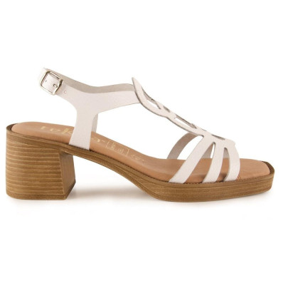 Sandalias Tekila 1010 en blanco para mujer