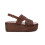 Sandalias con plataforma Carmela 161636 en taupe para mujer