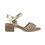 Sandalias de tacón Walk & Fly E21-221-WF en oro para mujer