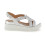 Sandalias con plataforma Stonefly 220895 PARKY 24 EMBOSSED para mujer en blanco