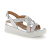 Sandalias con plataforma Stonefly 220895 PARKY 24 EMBOSSED para mujer en blanco