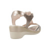 Sandalias planas Stonefly 220735 CREAM 50 LAMINATED LTH para mujer