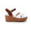 Sandalias con cuña Stonefly DIVA 9 PATENT en blanco para mujer