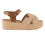 Sandalias con plataforma Chamby 314 en natural para mujer