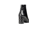 Botines Popa Cleopatra con tachuelas en negro para mujer
