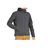 Cazadora con capucha +8000 Lux en negro para hombre