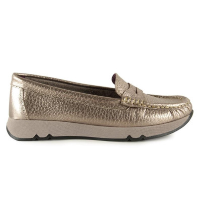 Mocasines Pie de Ángel 20326 en dorado para mujer