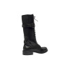Botas altas militares Regarde le Ciel Roxana 10 en negro para mujer