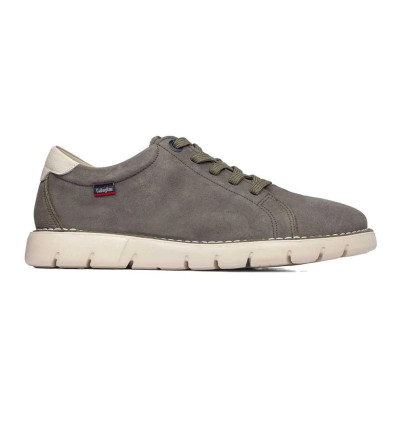 Zapato con cordones Callaghan 57701 Flexible en tan para hombre