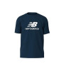 Camiseta manga corta New Balance Seslcottee MT41502 en azul para hombre