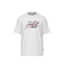 Camiseta NEW BALANCE wt MT51920 en blanco para hombre