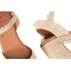 Sandalia con tacón Popa Marsella en beige para mujer