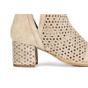 Botín picado Popa Azahara en beige para mujer