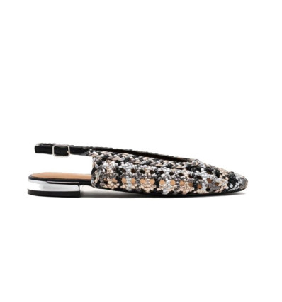 Bailarinas trenzadas Gioseppo COLBY 75464 en negro para mujer