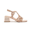 Sandalias Gioseppo CRESCENT 75451 en platino para mujer