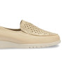 Mocasín Pitillos 20102 en crema para mujer